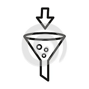 filter icon vector design illustration