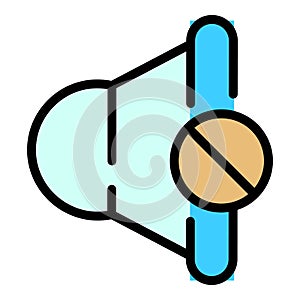 Filter search megaphone icon vector flat