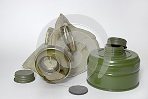 Filter type gas mask industrial