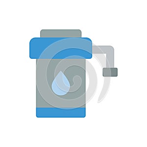 Filter, water icon. Simple color vector elements of aqua icons for ui and ux, website or mobile application