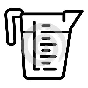 Filter water jug icon, outline style