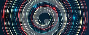 Filtering machine algorithms. Sorting data. Vector technology background. Big data visualization. Information analytics concept.