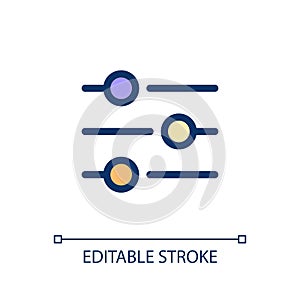 Filters button pixel perfect RGB color ui icon