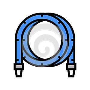 filtrate pool hose color icon vector illustration photo