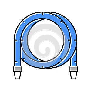 filtrate pool hose color icon vector illustration photo