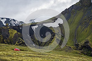 Fimmvorduhals trek in Iceland