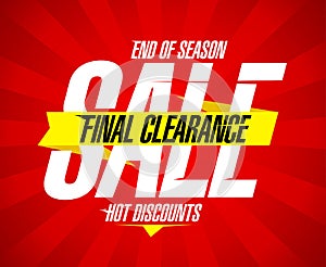 Final clearance sale design photo