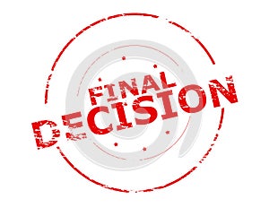 Final decision