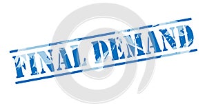 Final demand blue stamp