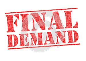FINAL DEMAND Stamp