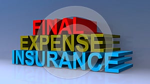 Final expense insurance on blue