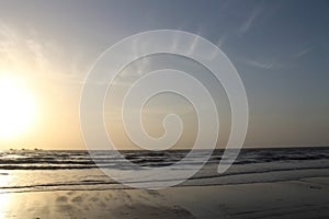 A final flare of the sun before setting off