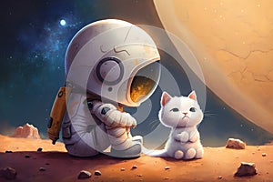 The Final Frontier, A 3D Adventure for Kids and Cat Lovers Alike, generative Ai