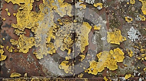 The final image showcases a section of coated wire where the coating has become discolored with patches of yellow and photo