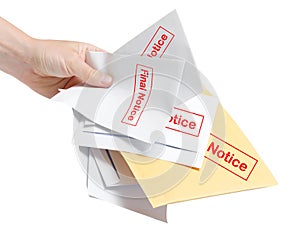 Final notice bills