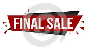 Final sale banner design