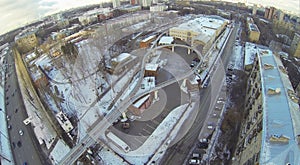 The final station of the Moscow monorail transport photo