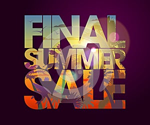 Final summer sale design. photo