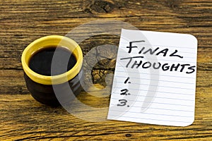 Final thoughts conclusion summary plan end life analysis hospice decision