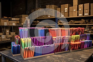 finalized fireworks ready for packaging