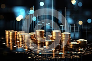 Finanacial markets and economic concept