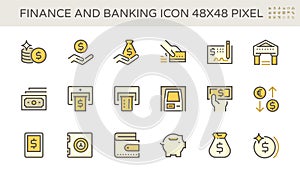 Finance and banking icon