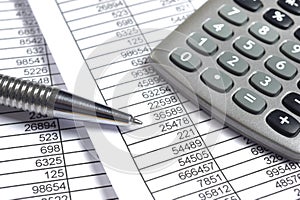 Finance business calculation photo