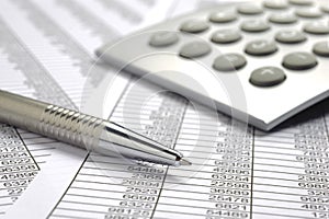 Finance business calculation photo