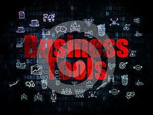 Finance concept: Business Tools on Digital