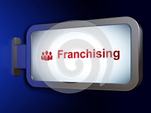 Finance concept: Franchising and Business People