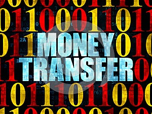 Finance concept: Money Transfer on Digital