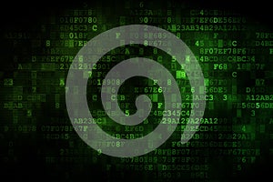 Finance concept: Light Bulb on digital background