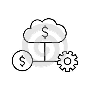 Finance database Isolated Vector icon which can easily modify or edit