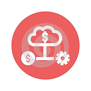Finance database Isolated Vector icon which can easily modify or edit