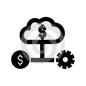 Finance database Isolated Vector icon which can easily modify or edit