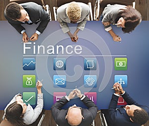 Finance Economy Application Investment Graphic Concept