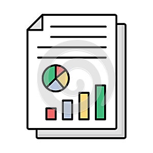 Finance fill inside vector icon which can easily modify or edit
