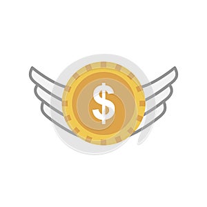Finance flat vector  icon