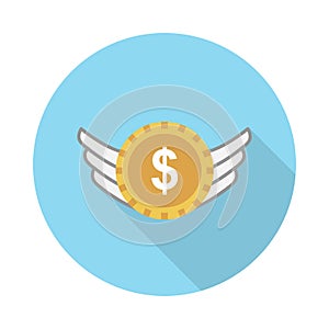 Finance flat vector  icon