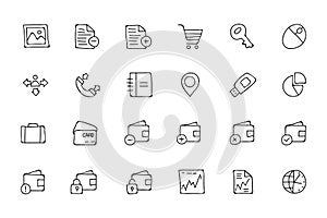 Finance Hand Drawn Doodle Icons 5