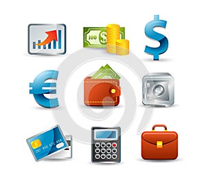 Finance icon set