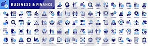 Finance icon set. With Concepts like Profit, Losses, Stock, Tax, Exchange