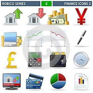 Finance Icons [2] - Robico Series