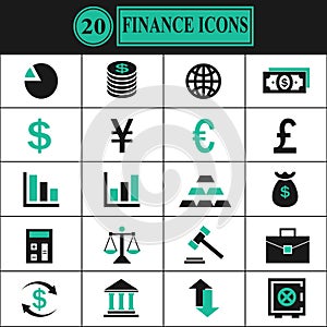 Finance icons