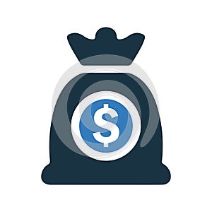 Finance, investment, money bag, dollar bag icon