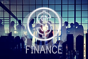 Finance Investment Money Cash Icons Graphics Concept