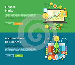 Finance Market and Accumulation of Finances