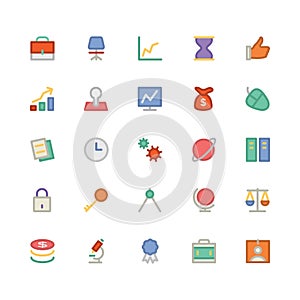 Finance and Money Colored Vector Icons 1