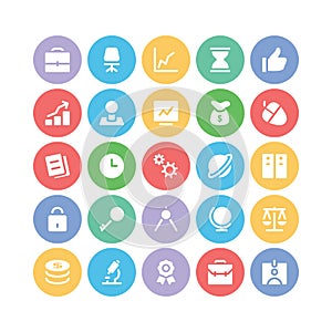 Finance and Money Colored Vector Icons 1