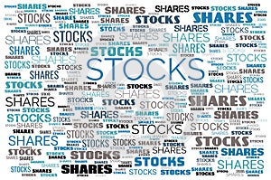 Finance Money Stocks Shares Abstract Background Illustration Header